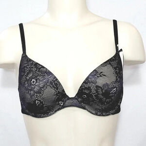 36C Maidenform 5103 Self Expressions Custom Lift UW Bra‎ Black NWT